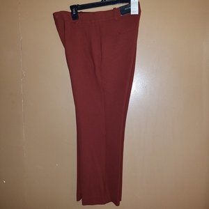 $119 ANN TAYLOR Sz 12-PETITE KICK CROP RED PANTS
